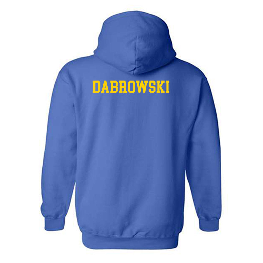 Delaware - NCAA Cheerleading : Sasha Dabrowski - Fashion Shersey Hooded Sweatshirt-1