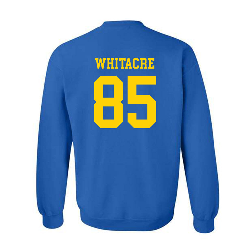 Delaware - NCAA Football : Jackson Whitacre - Fashion Shersey Crewneck Sweatshirt-1