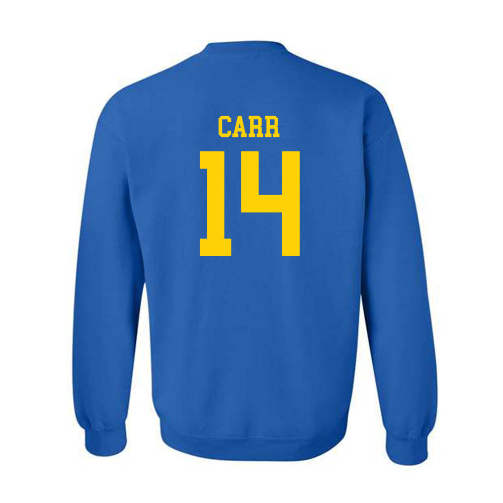 Delaware - NCAA Baseball : Harry Carr - Fashion Shersey Crewneck Sweatshirt-1