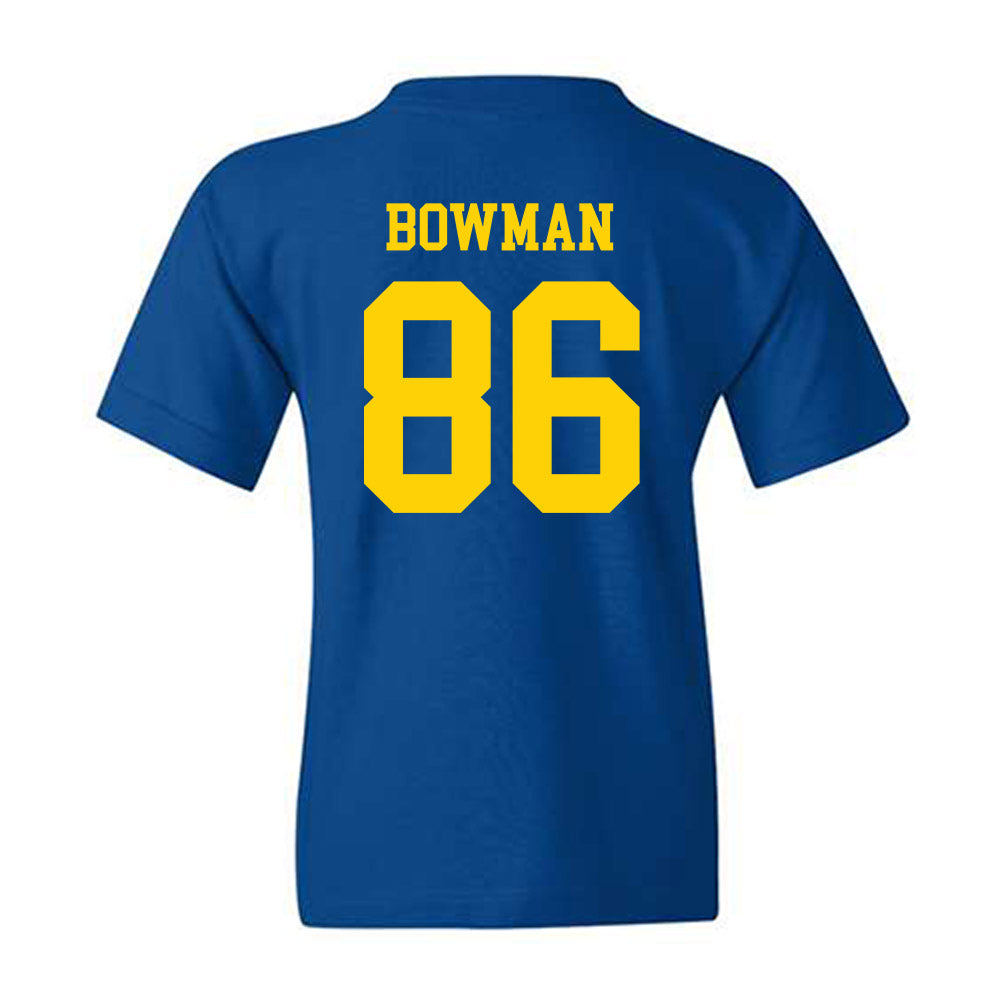 Delaware - NCAA Football : Jaxson Bowman - Fashion Shersey Youth T-Shirt-1