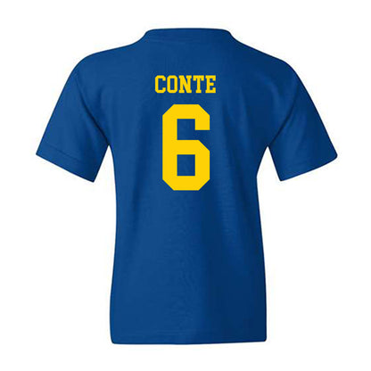 Delaware - NCAA Men's Lacrosse : Scott Conte - Fashion Shersey Youth T-Shirt-1
