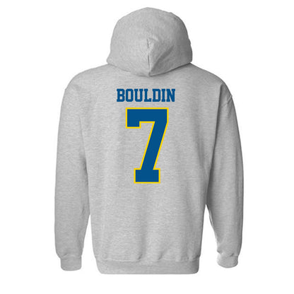 Delaware - NCAA Baseball : Evan Bouldin - Sports Shersey Hooded Sweatshirt-1