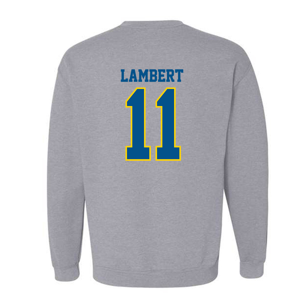 Delaware - NCAA Baseball : Luke Lambert - Sports Shersey Crewneck Sweatshirt-1