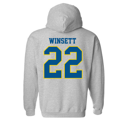 Delaware - NCAA Baseball : Sam Winsett - Sports Shersey Hooded Sweatshirt-1