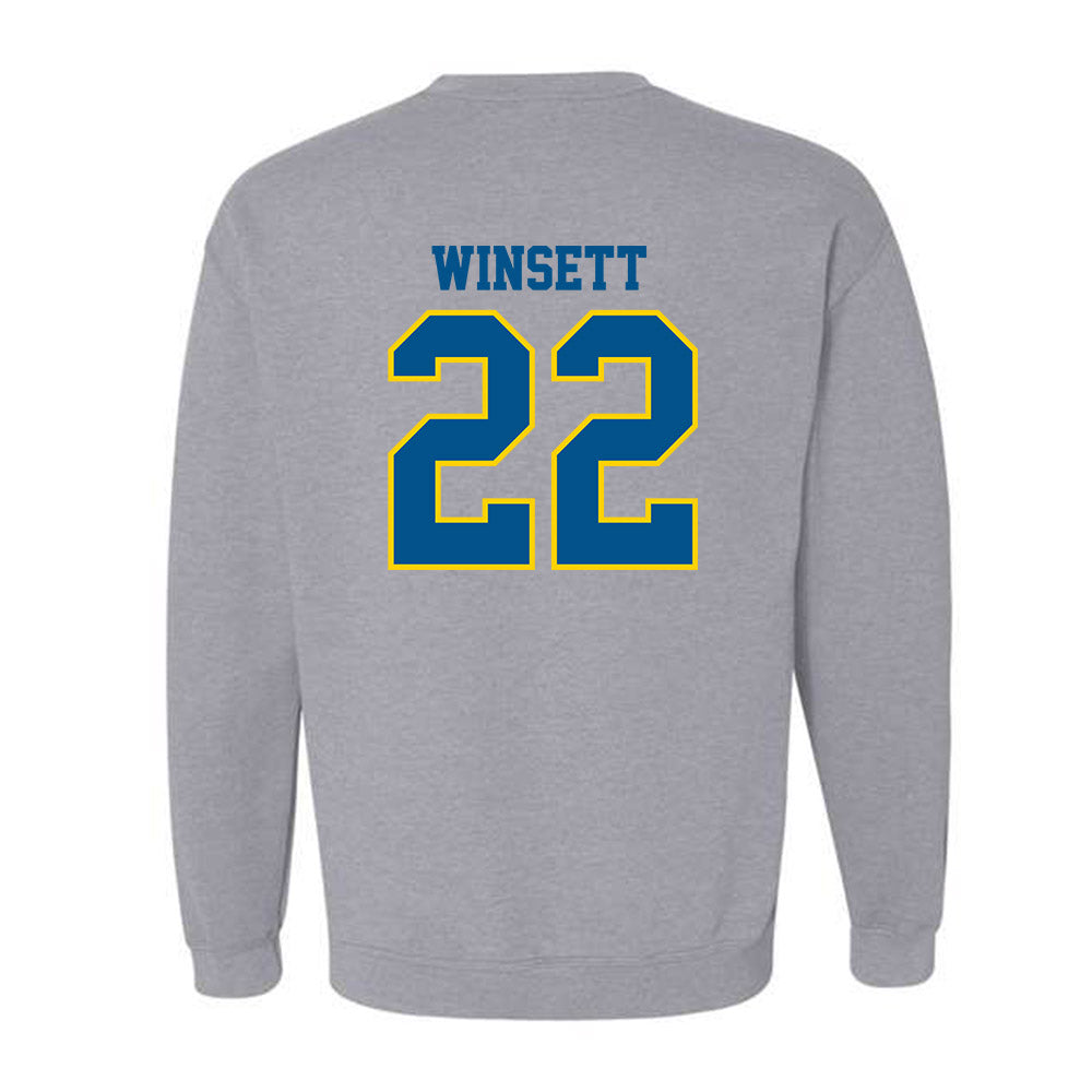 Delaware - NCAA Baseball : Sam Winsett - Sports Shersey Crewneck Sweatshirt-1