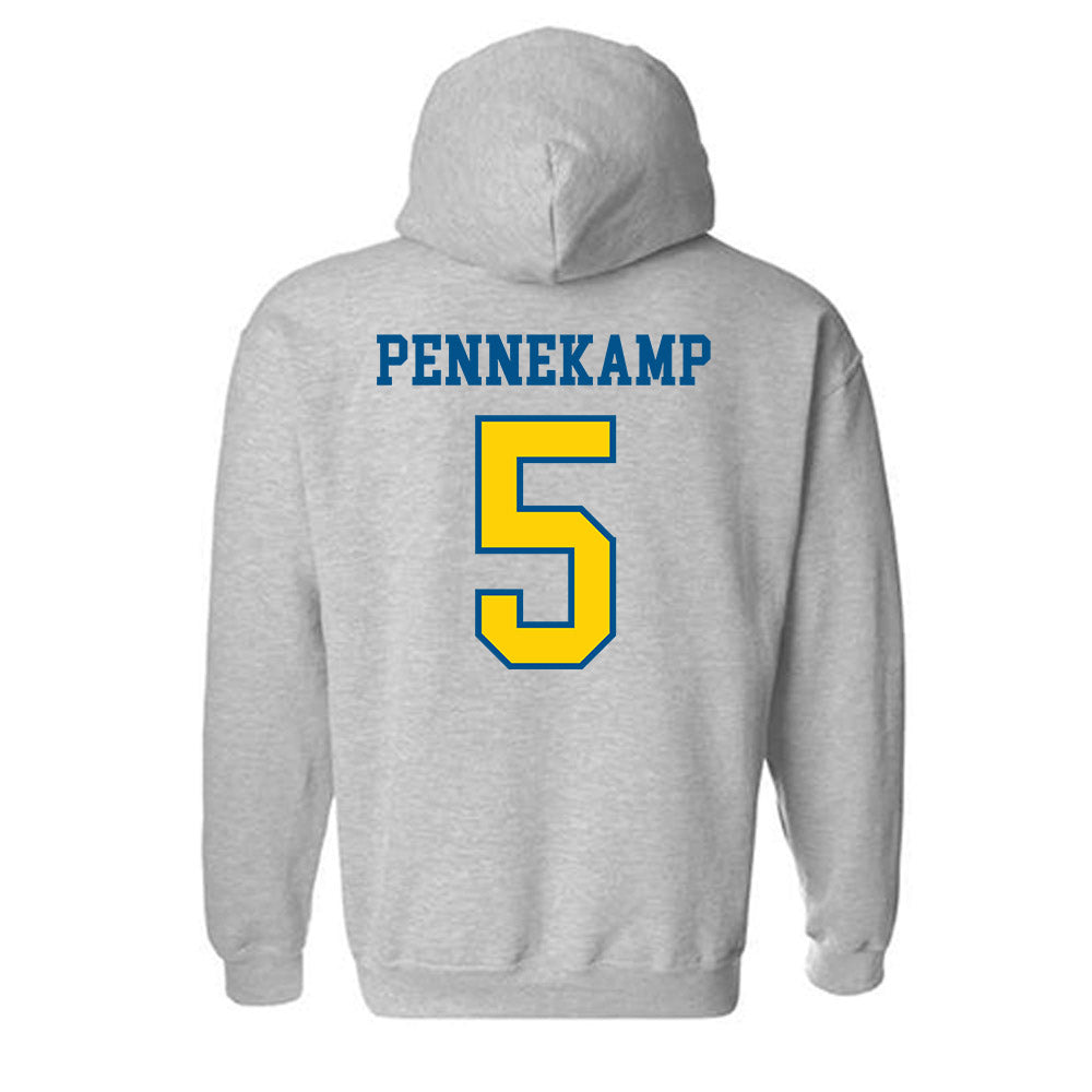 Delaware - NCAA Women's Lacrosse : Katie Pennekamp - Sports Shersey Hooded Sweatshirt-1
