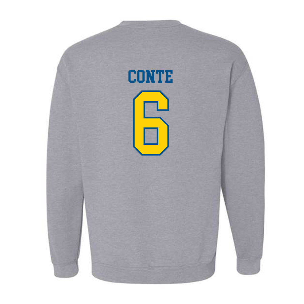 Delaware - NCAA Men's Lacrosse : Scott Conte - Sports Shersey Crewneck Sweatshirt-1