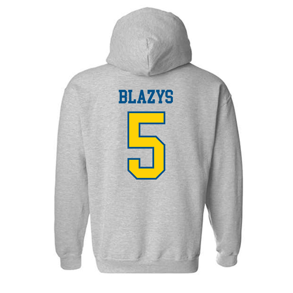 Delaware - NCAA Softball : Caylin Blazys - Sports Shersey Hooded Sweatshirt-1