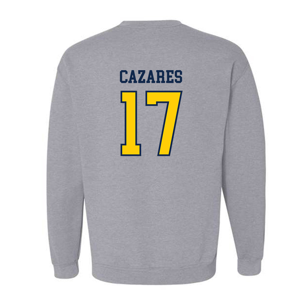 UCSD - NCAA Baseball : Julian Cazares - Sports Shersey Crewneck Sweatshirt-1