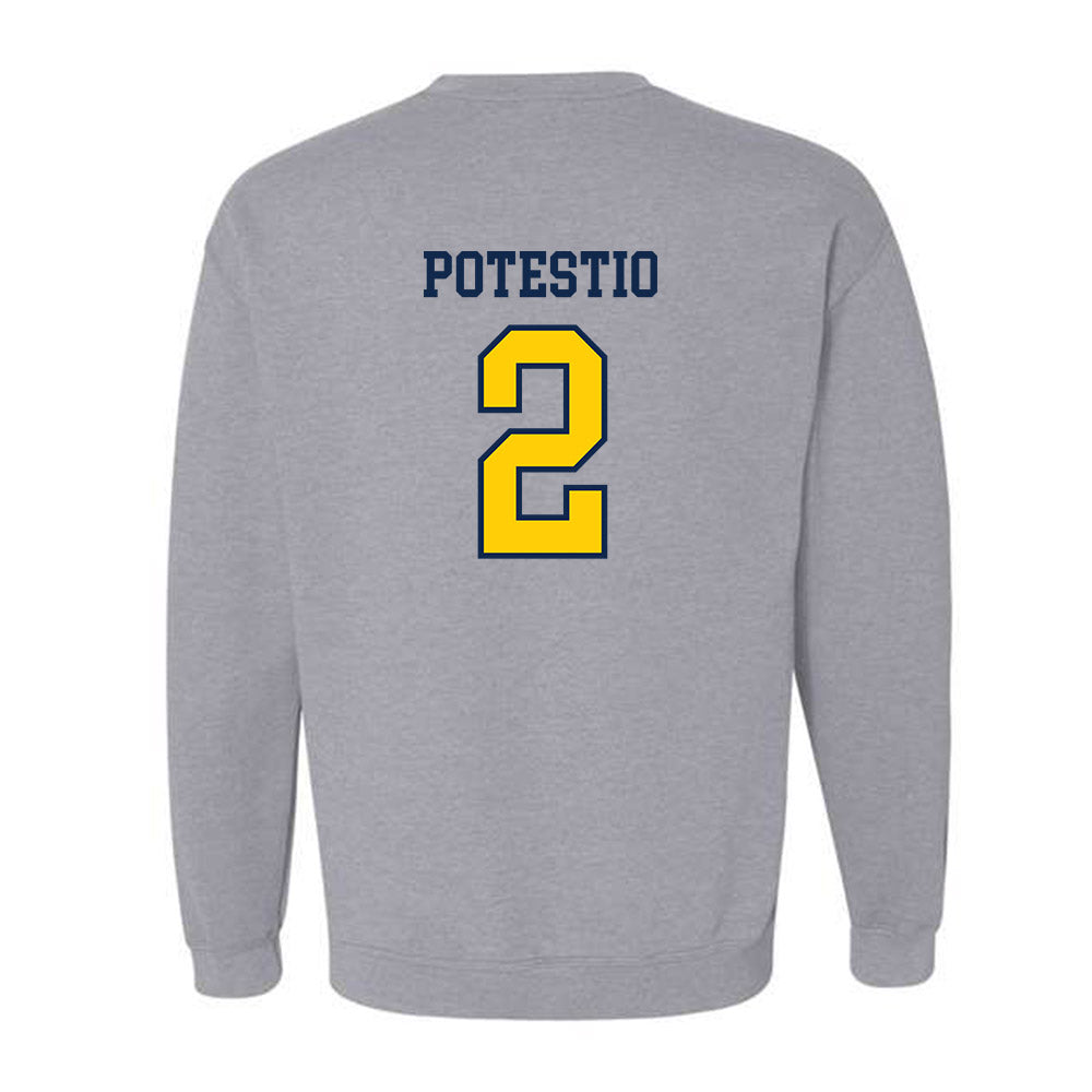 UCSD - NCAA Baseball : Anthony Potestio - Sports Shersey Crewneck Sweatshirt-1
