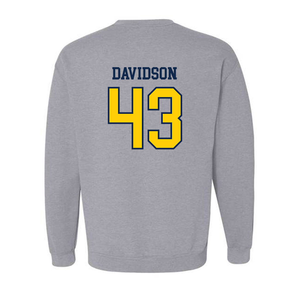 UCSD - NCAA Baseball : Garrett Davidson - Sports Shersey Crewneck Sweatshirt-1