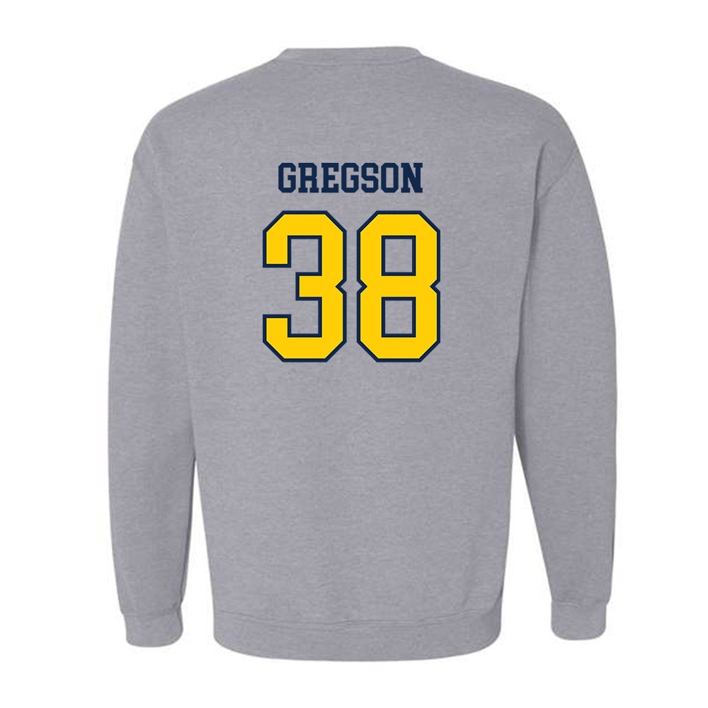 UCSD - NCAA Baseball : Niccolas Gregson - Sports Shersey Crewneck Sweatshirt-1
