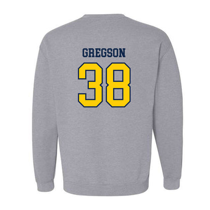 UCSD - NCAA Baseball : Niccolas Gregson - Sports Shersey Crewneck Sweatshirt-1