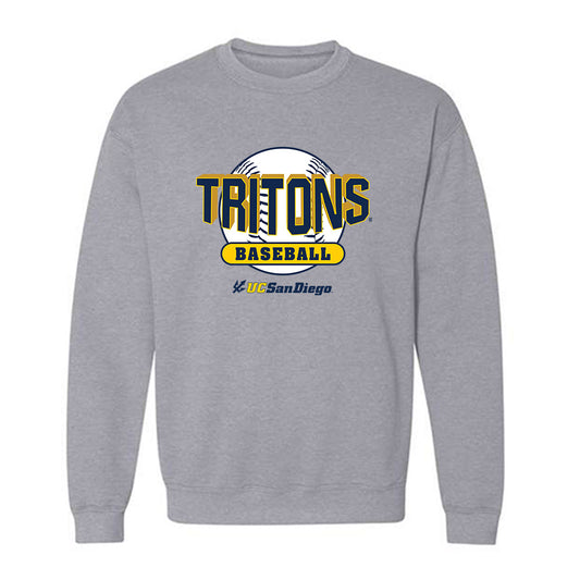 UCSD - NCAA Baseball : Niccolas Gregson - Sports Shersey Crewneck Sweatshirt-0