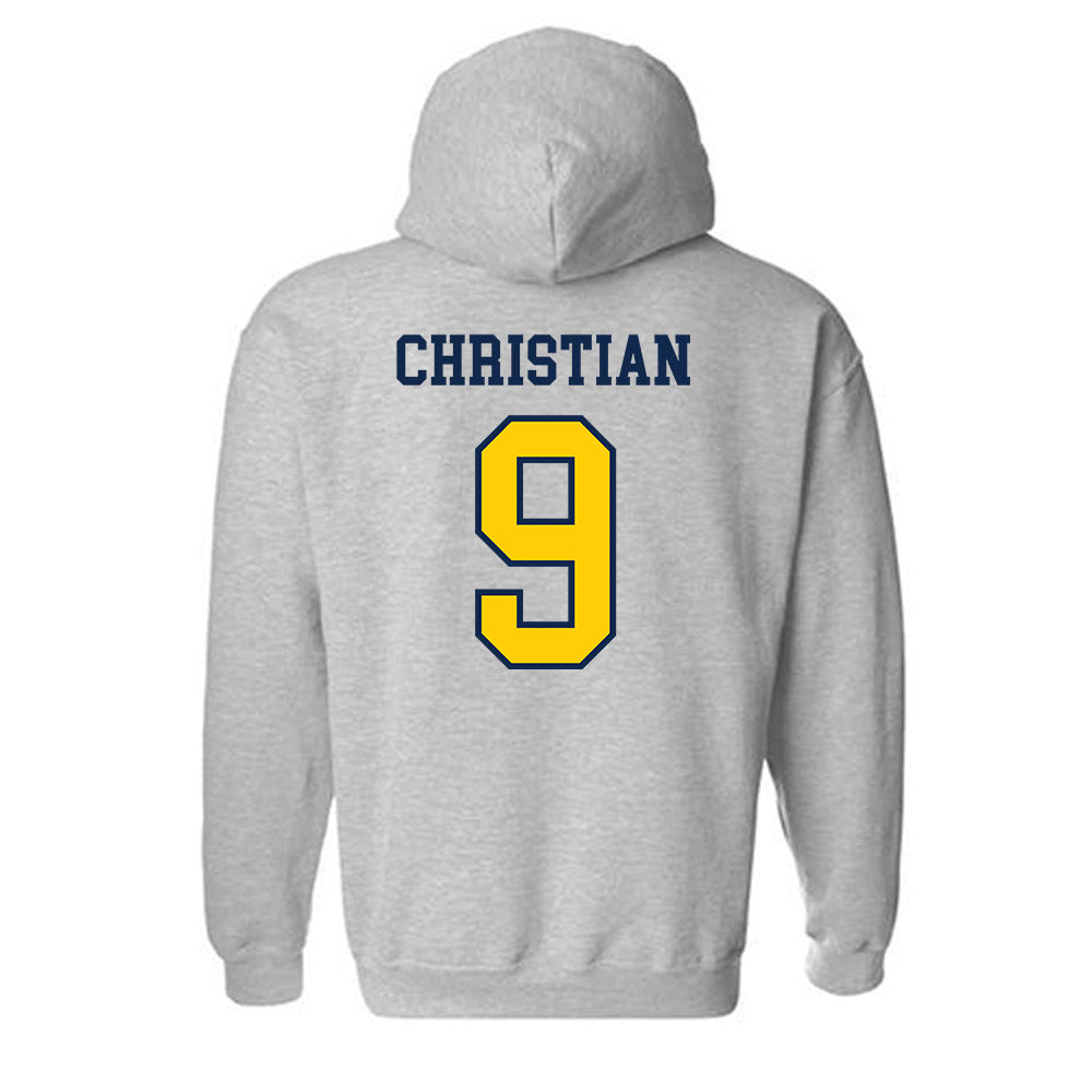 UCSD - NCAA Softball : Callie Christian - Sports Shersey Hooded Sweatshirt-1