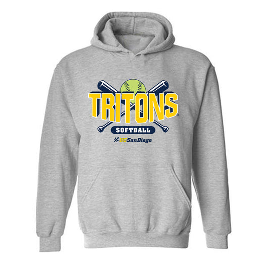 UCSD - NCAA Softball : Aubrey Akins - Sports Shersey Hooded Sweatshirt-0