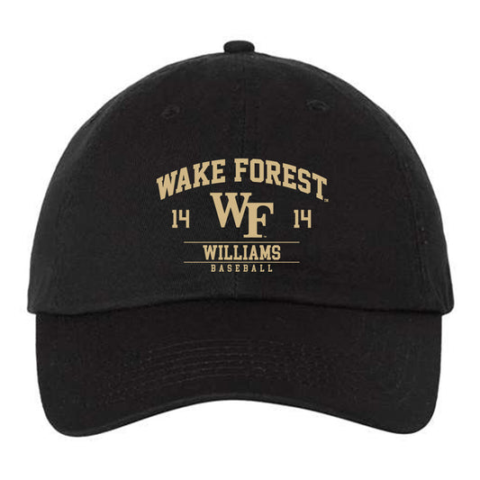 Wake Forest - NCAA Baseball : Javar Williams - Dad Hat-0