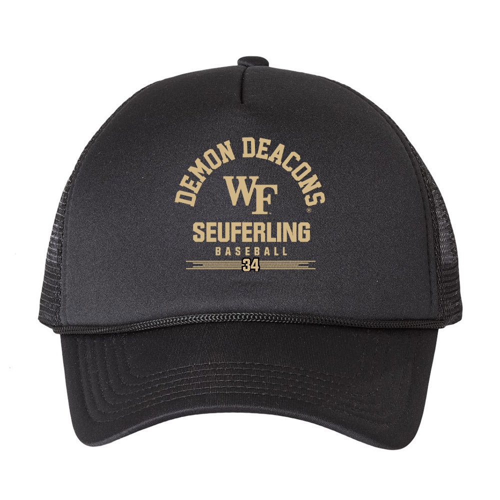 Wake Forest - NCAA Baseball : Grayden Seuferling - Trucker Hat-0