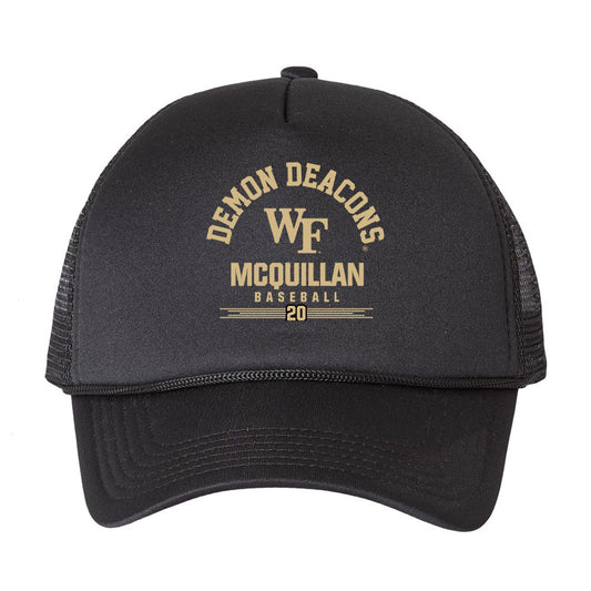 Wake Forest - NCAA Baseball : TJ McQuillan - Trucker Hat-0