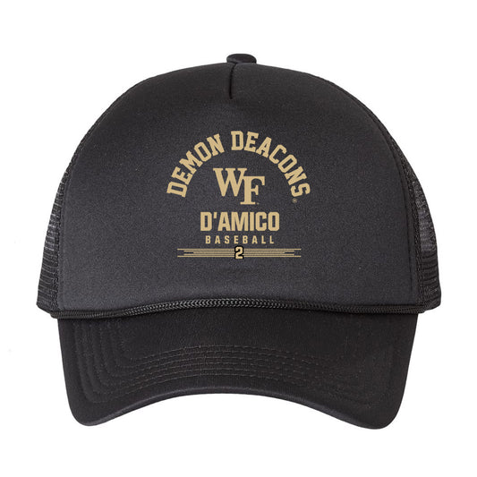 Wake Forest - NCAA Baseball : Logan D'Amico - Trucker Hat-0