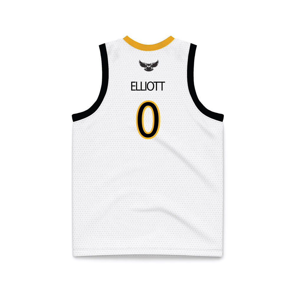 Kennesaw - NCAA Women's Basketball : Madyson Elliott - White Basketball Jersey-1