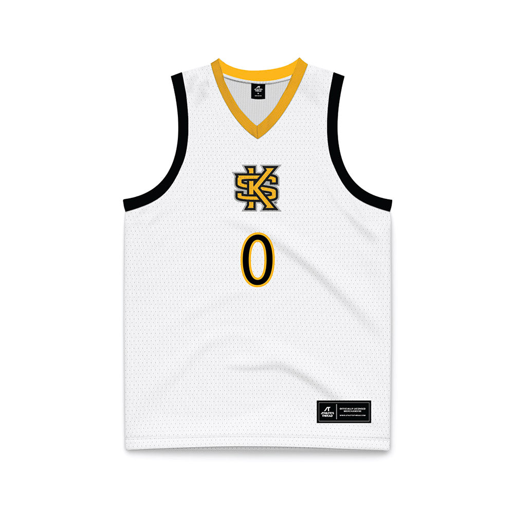 Kennesaw - NCAA Women's Basketball : Madyson Elliott - White Basketball Jersey-0