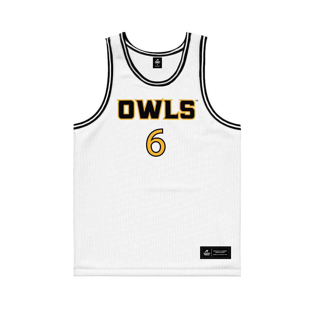  - NCAA Men's Basketball : Frankquon Sherman - White Basketball Jersey-0