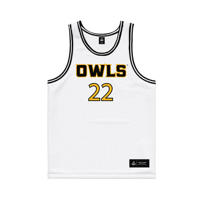 Kennesaw - NCAA Men's Basketball : Marcus Whitlock Jr - White Basketball Jersey-0