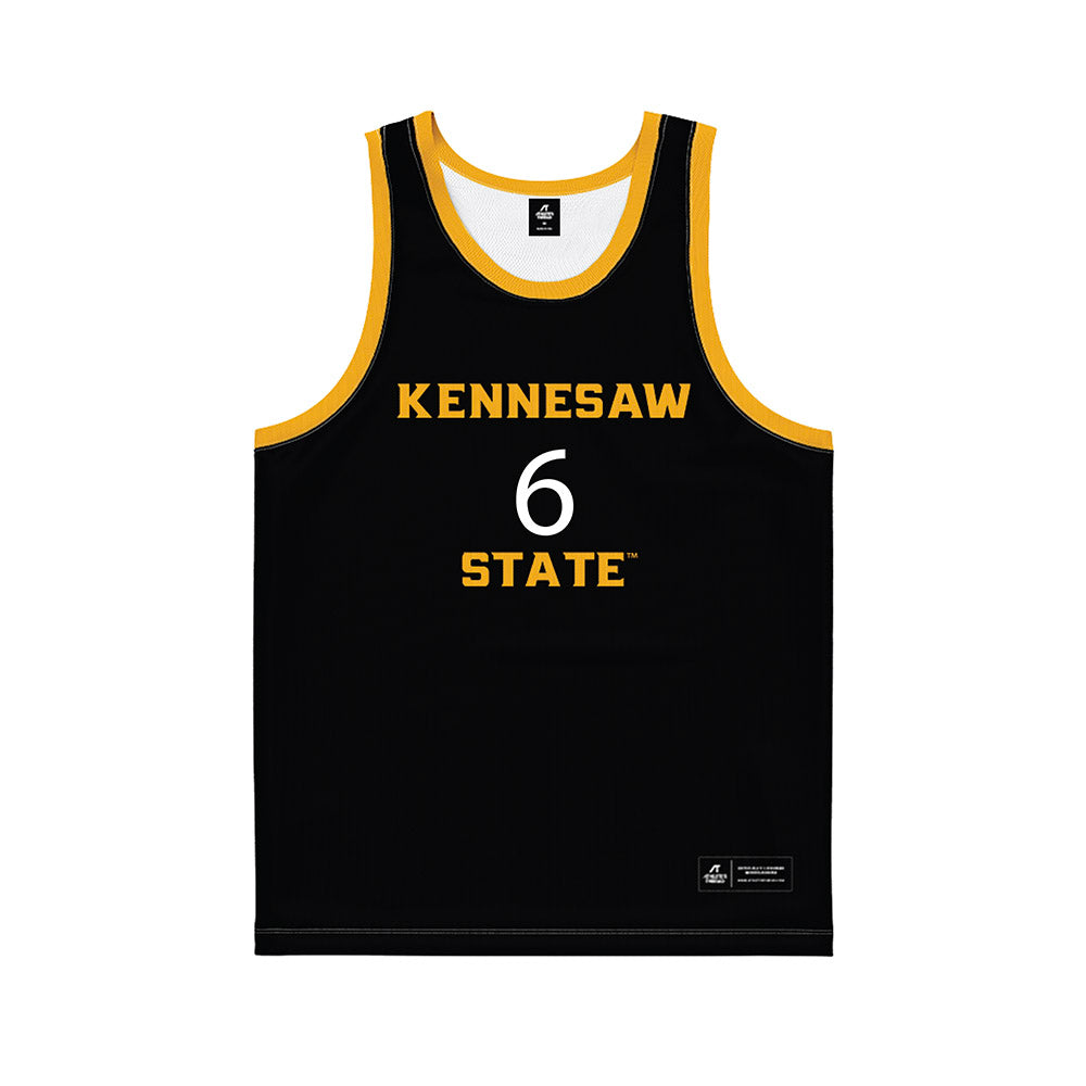  - NCAA Men's Basketball : Frankquon Sherman - Black Basketball Jersey-0