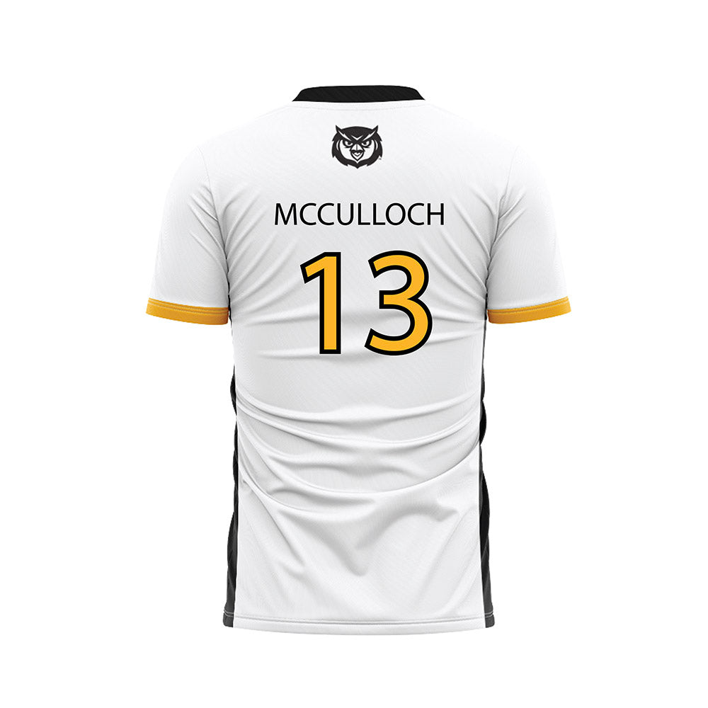 Kennesaw - NCAA Women's Soccer : Paris McCulloch - White Soccer Jersey-1