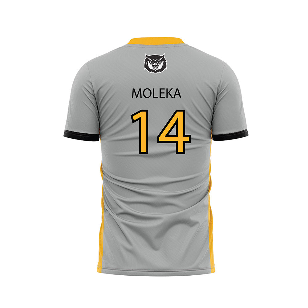 Kennesaw - NCAA Women's Soccer : Naomi Moleka - Grey Soccer Jersey-1