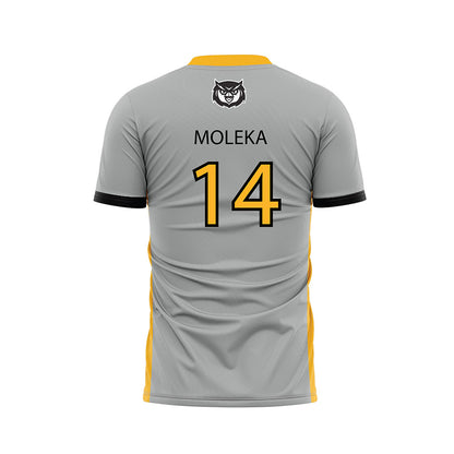 Kennesaw - NCAA Women's Soccer : Naomi Moleka - Grey Soccer Jersey-1
