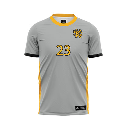 Kennesaw - NCAA Women's Soccer : Symone Thomas - Grey Soccer Jersey-0