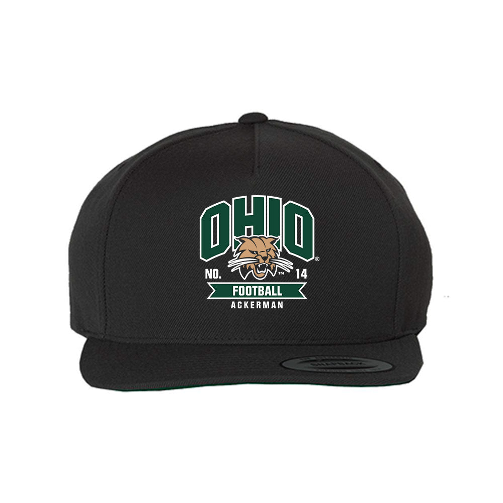 Ohio - NCAA Football : Ike Ackerman - Snapback Hat-0