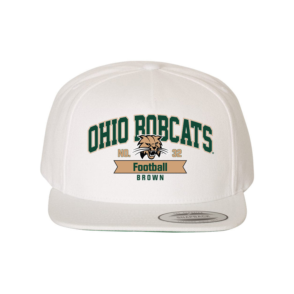 Ohio - NCAA Football : Alex Brown - Snapback Hat-0