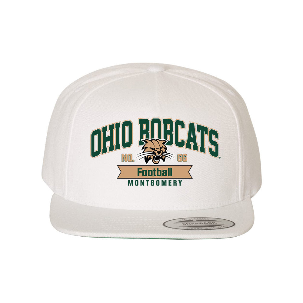 Ohio - NCAA Football : Mike Montgomery - Snapback Hat-0