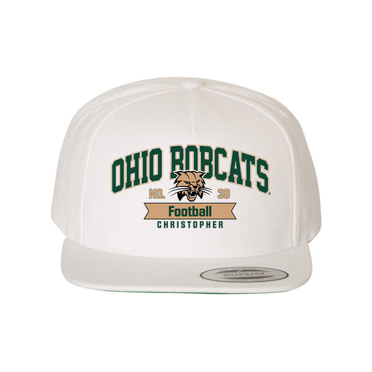 Ohio - NCAA Football : Charlie Christopher - Snapback Hat-0