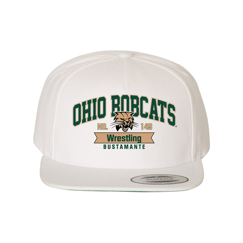 Ohio - NCAA Wrestling : Sam Bustamante - Snapback Hat-0