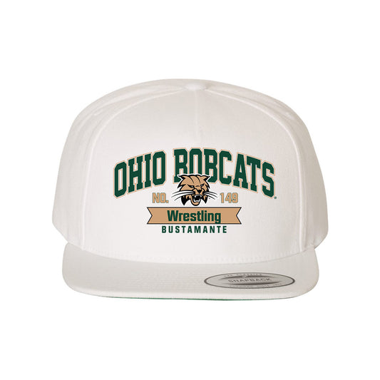 Ohio - NCAA Wrestling : Sam Bustamante - Snapback Hat-0