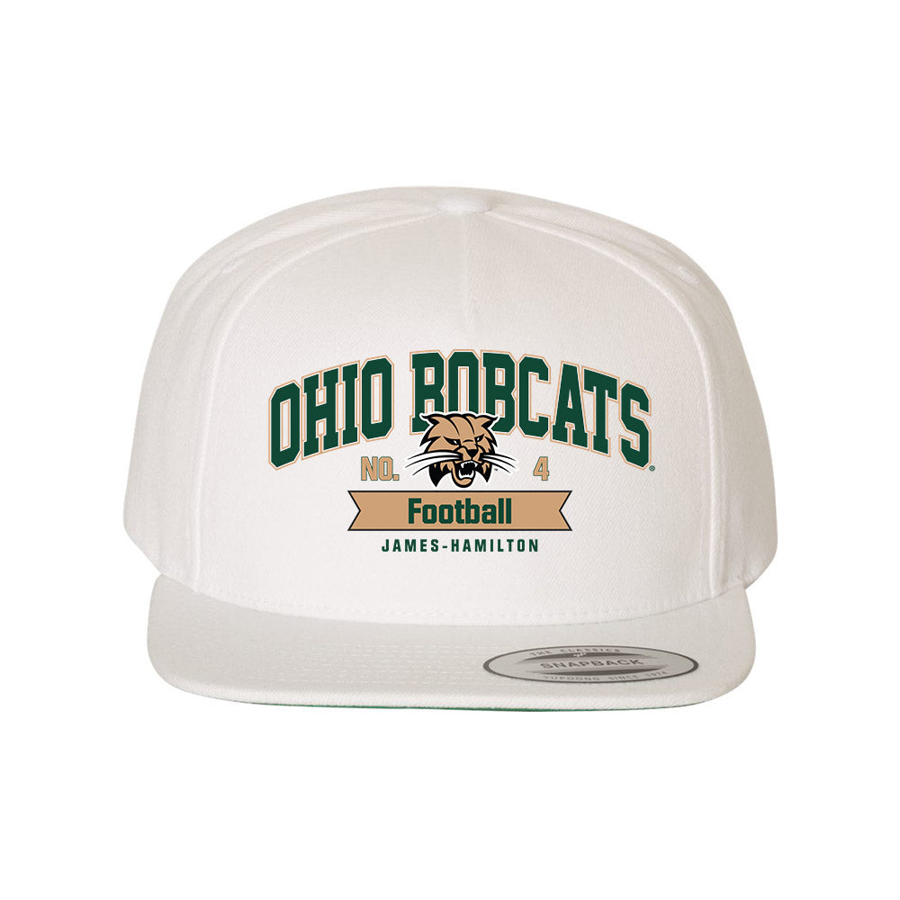 Ohio - NCAA Football : Darren James-Hamilton - Snapback Hat-0