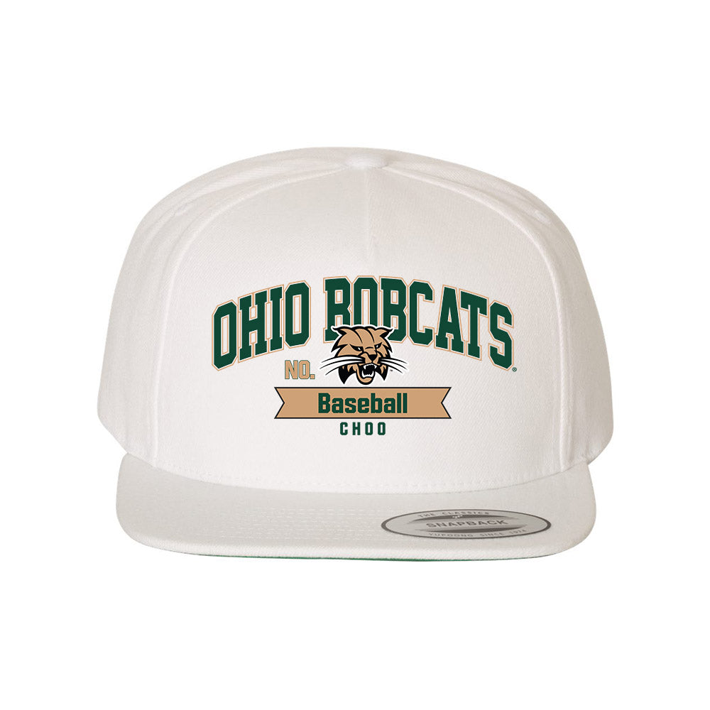 Ohio - NCAA Baseball : Alan Choo - Snapback Hat-0