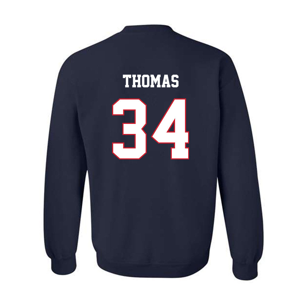Fresno State - NCAA Baseball : Brandon Thomas - Sports Shersey Crewneck Sweatshirt-1