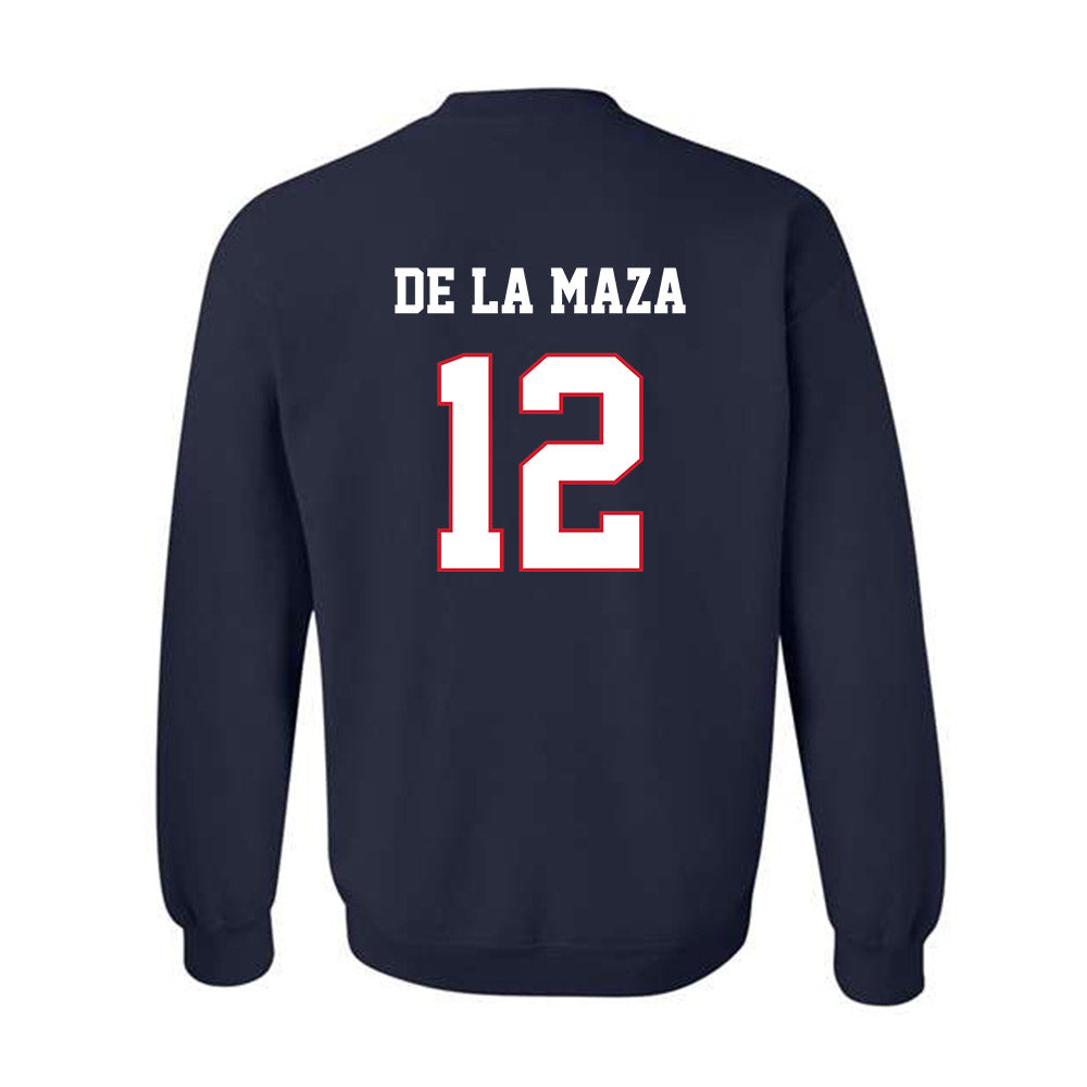 Fresno State - NCAA Baseball : Ryan De La Maza - Sports Shersey Crewneck Sweatshirt-1