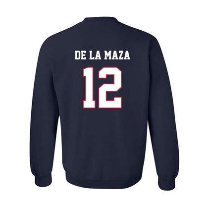 Fresno State - NCAA Baseball : Ryan De La Maza - Sports Shersey Crewneck Sweatshirt-1