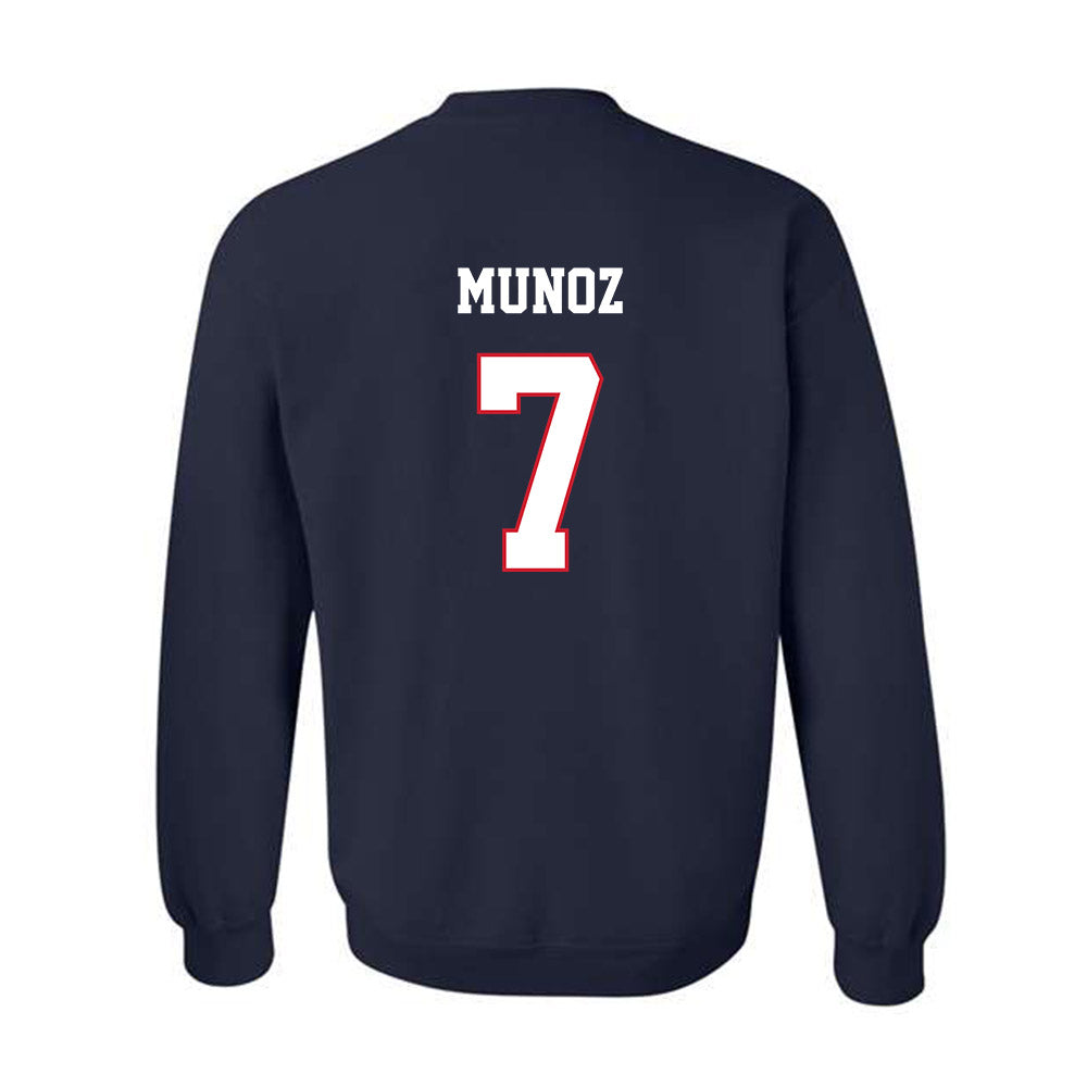Fresno State - NCAA Baseball : Ayden Munoz - Sports Shersey Crewneck Sweatshirt-1