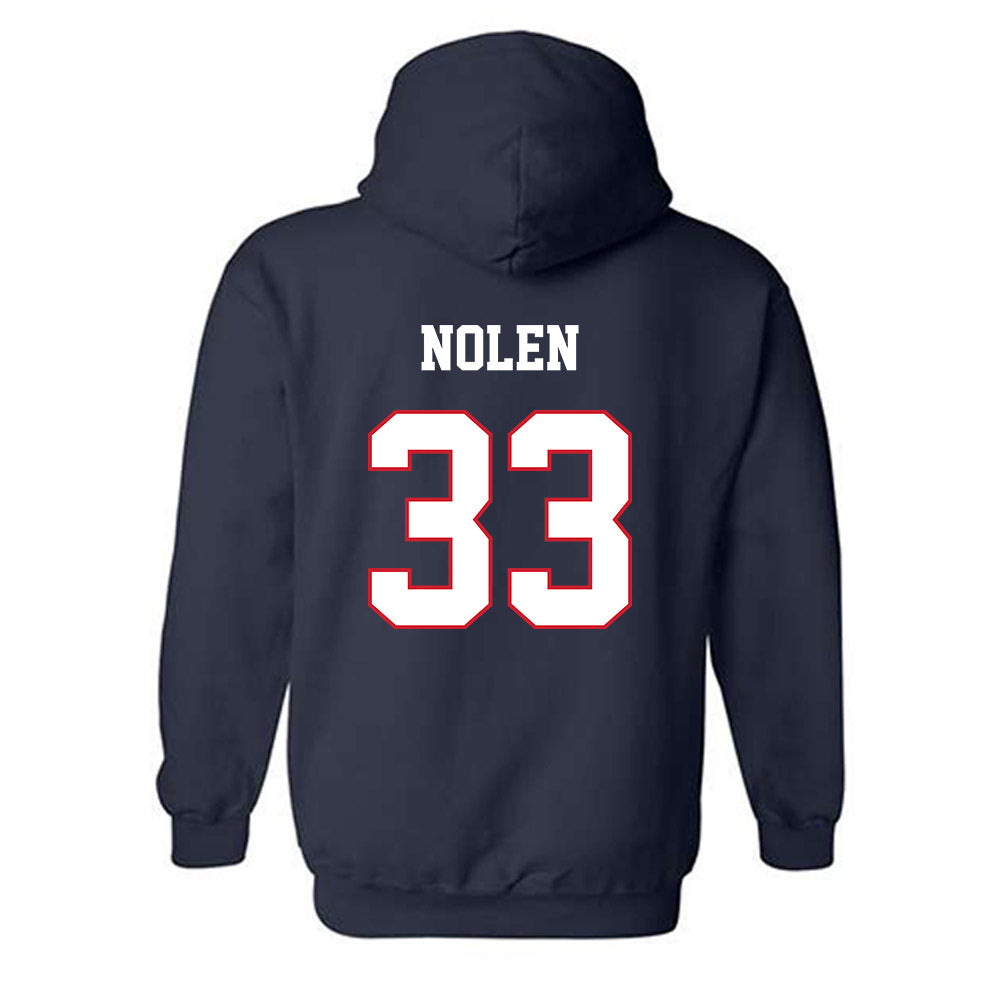 Fresno State - NCAA Baseball : Marcus Nolen - Sports Shersey Hooded Sweatshirt-1