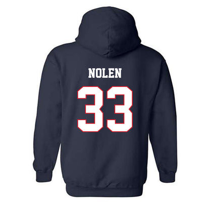 Fresno State - NCAA Baseball : Marcus Nolen - Sports Shersey Hooded Sweatshirt-1