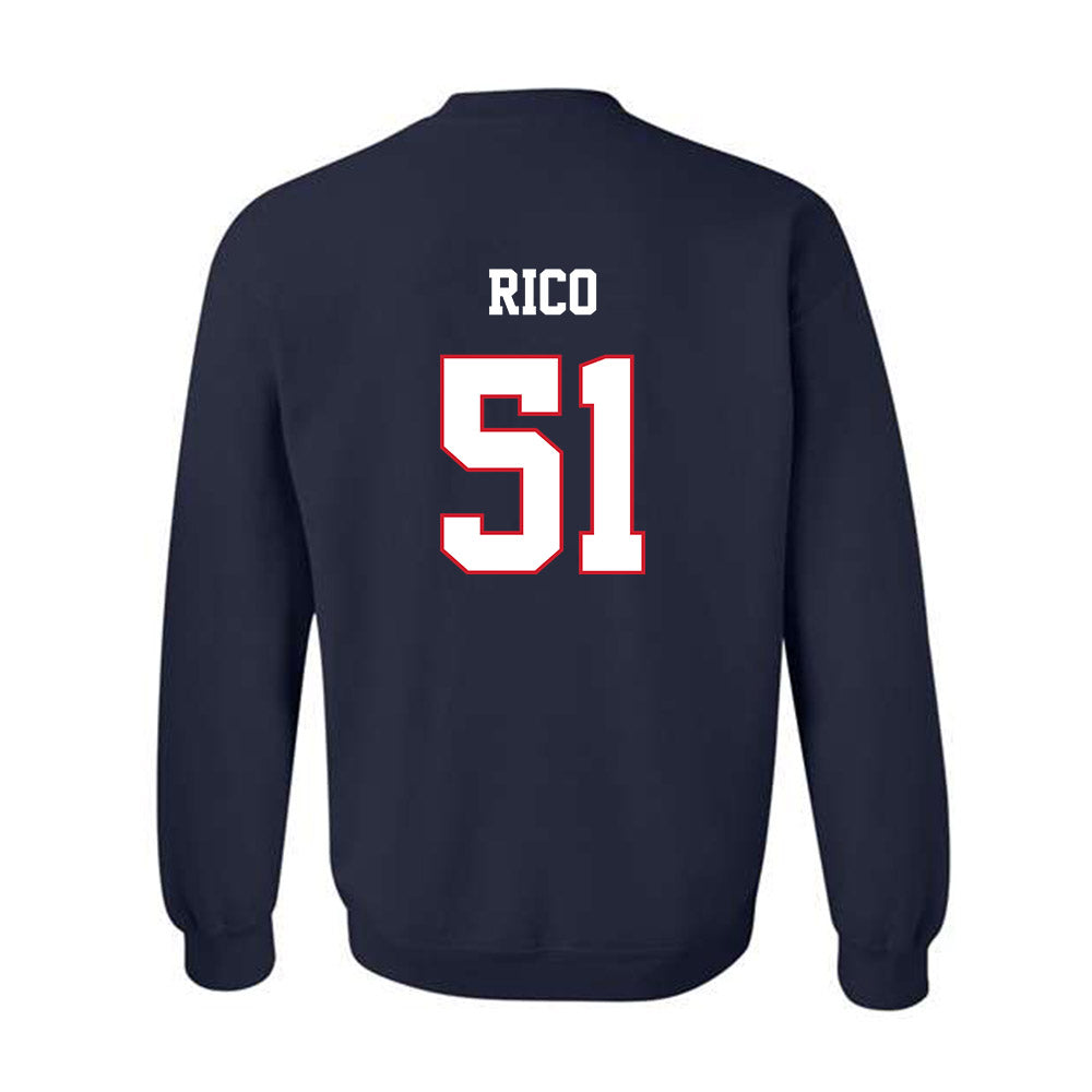 Fresno State - NCAA Baseball : Erik Rico - Sports Shersey Crewneck Sweatshirt-1