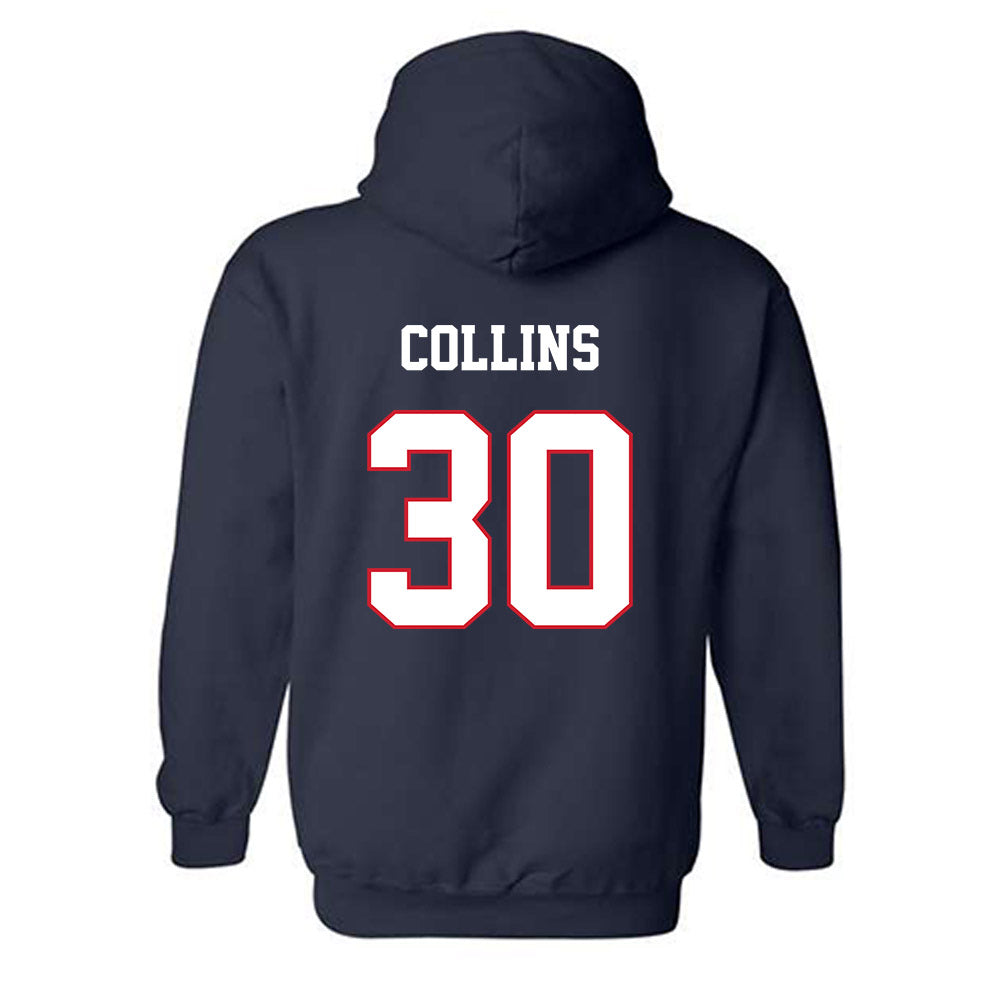 Fresno State - NCAA Baseball : Sky Collins - Sports Shersey Hooded Sweatshirt-1