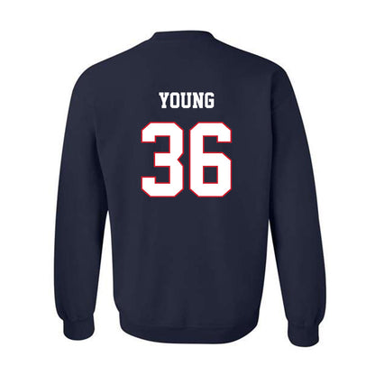 Fresno State - NCAA Baseball : Austin Young - Sports Shersey Crewneck Sweatshirt-1